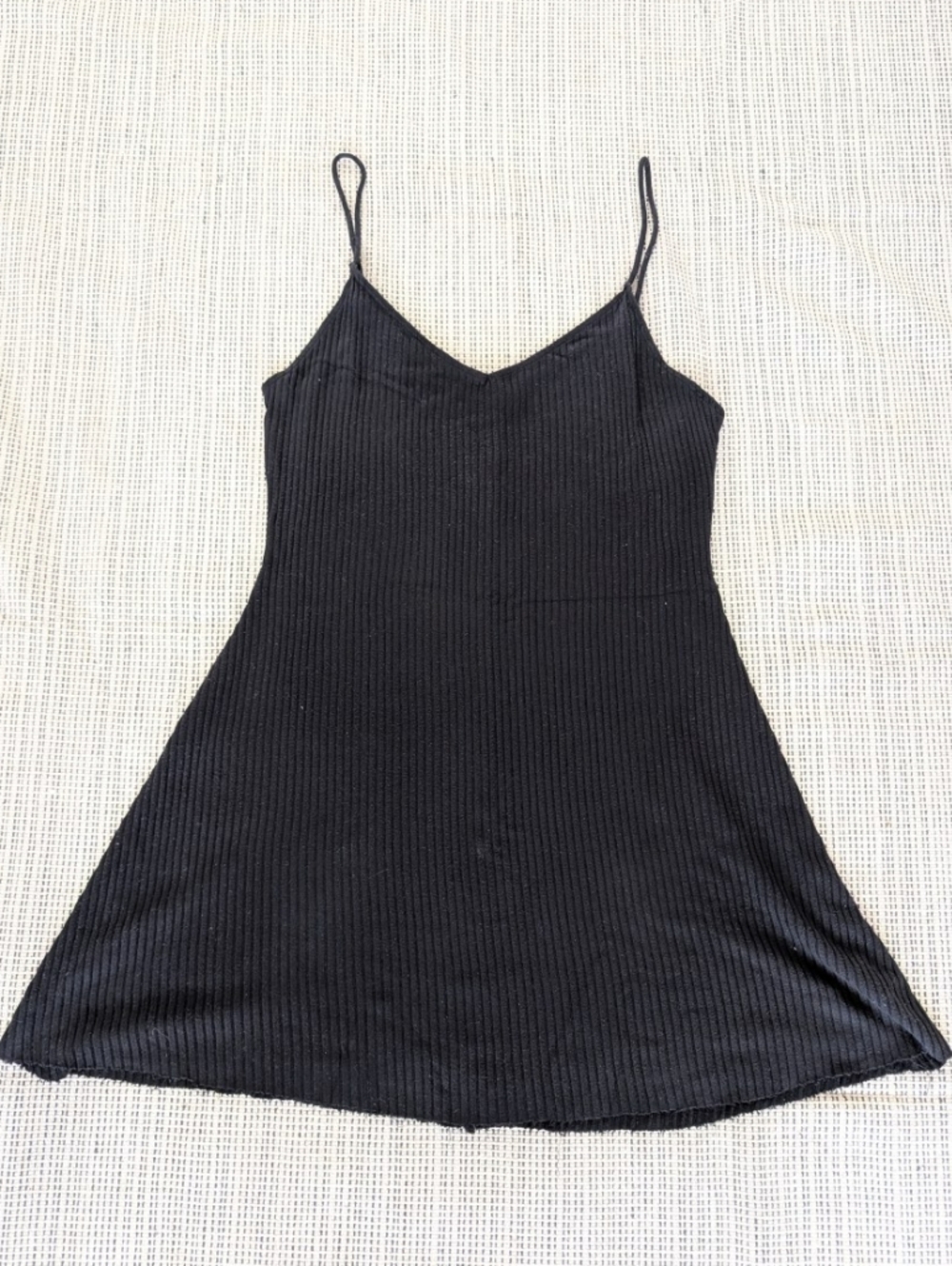 Reformation Black Strappy Sundress